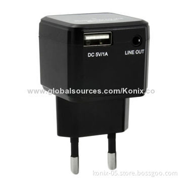 Bluetooth Wireless Music Receiver with 1 USB Charging Port